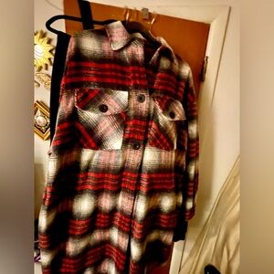 A great plaid Shacket  very warm and very stylish
